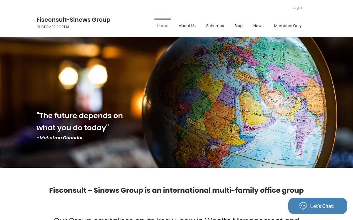 Fisconsult / Sinews Group website preview