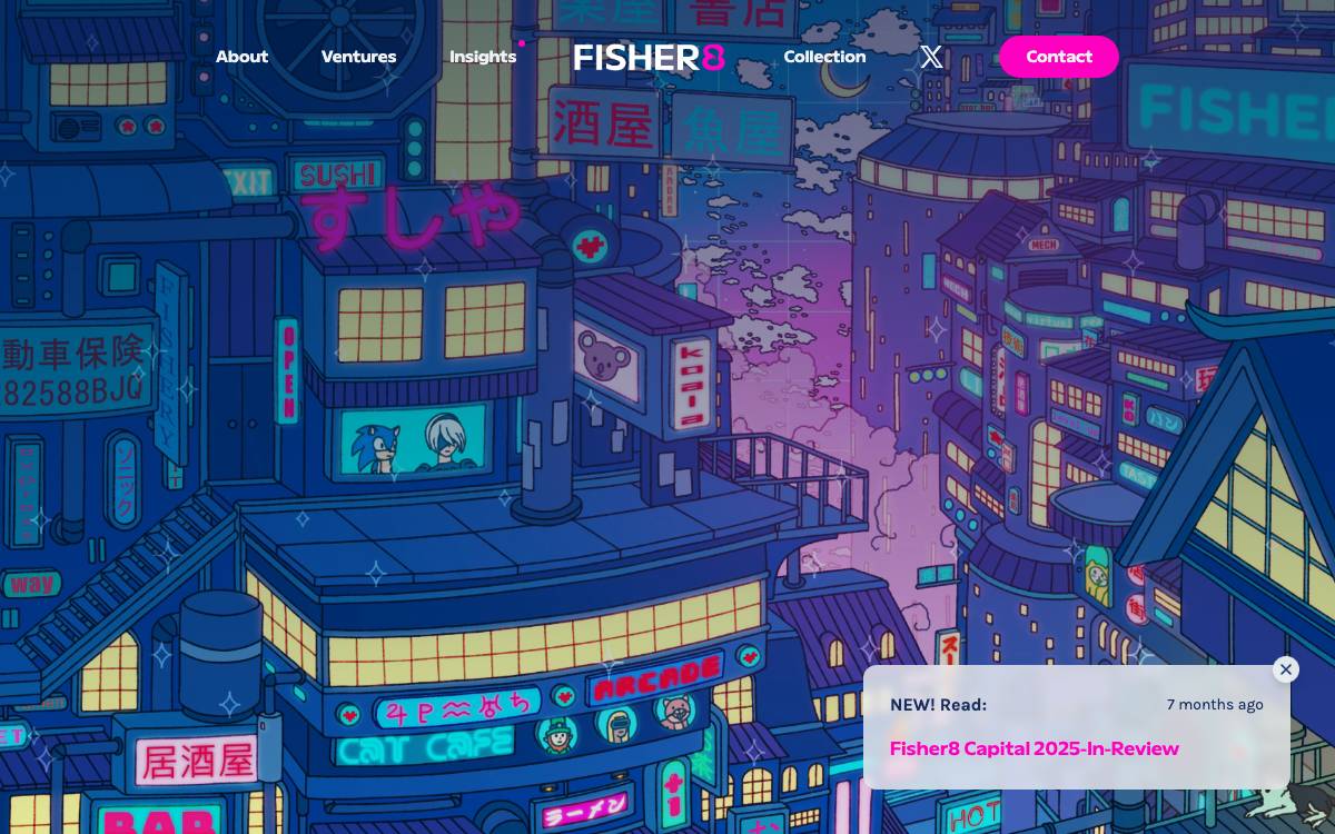 Fisher8 Capital website preview