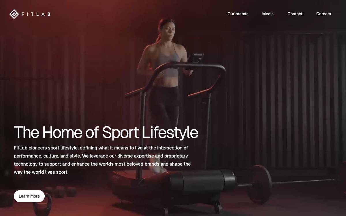 FitLab VC website preview