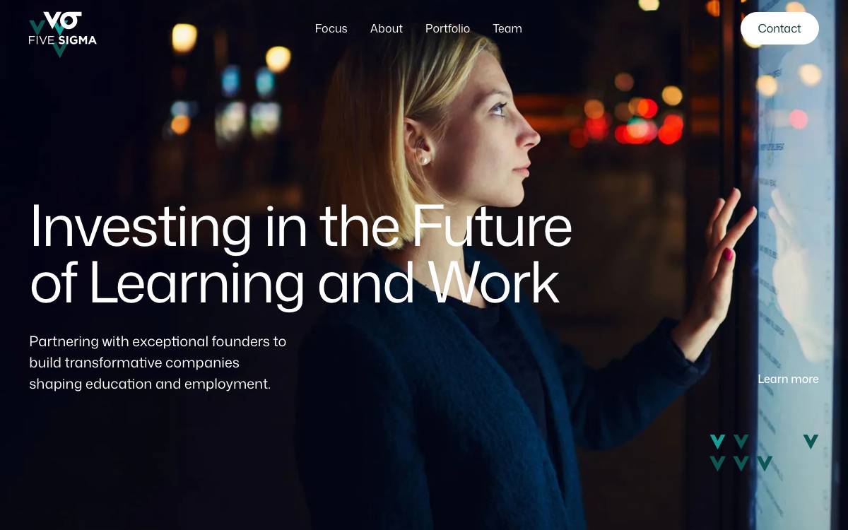 Five Sigma website preview
