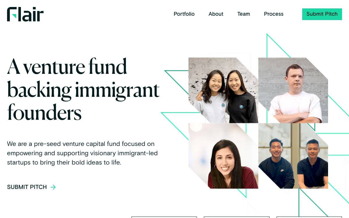 Flair Ventures website preview