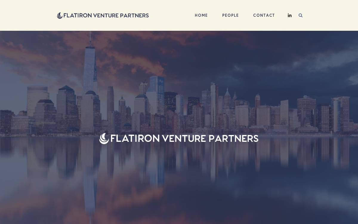 Flatiron Venture Partners website preview