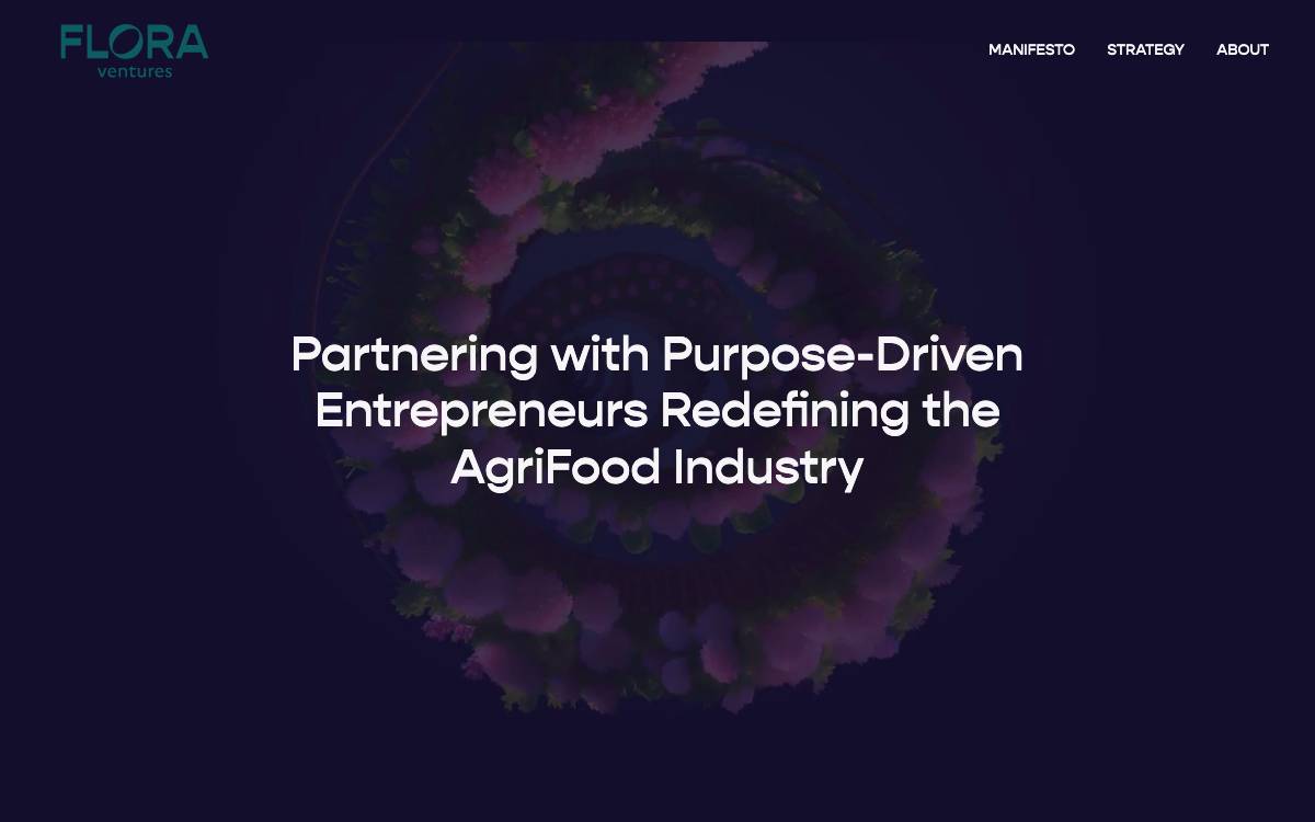 FLORA Ventures website preview