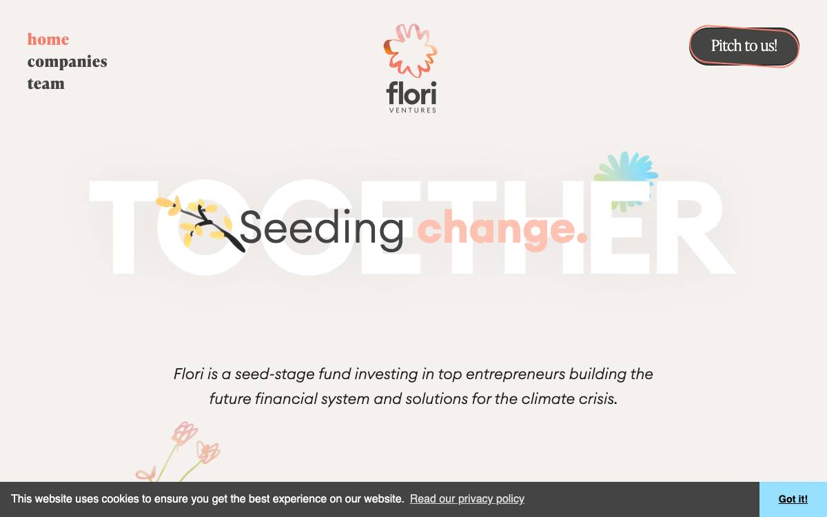 Flori Ventures website preview