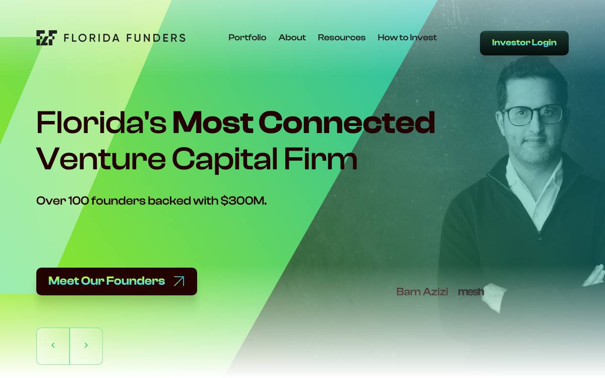 Florida Funders website preview
