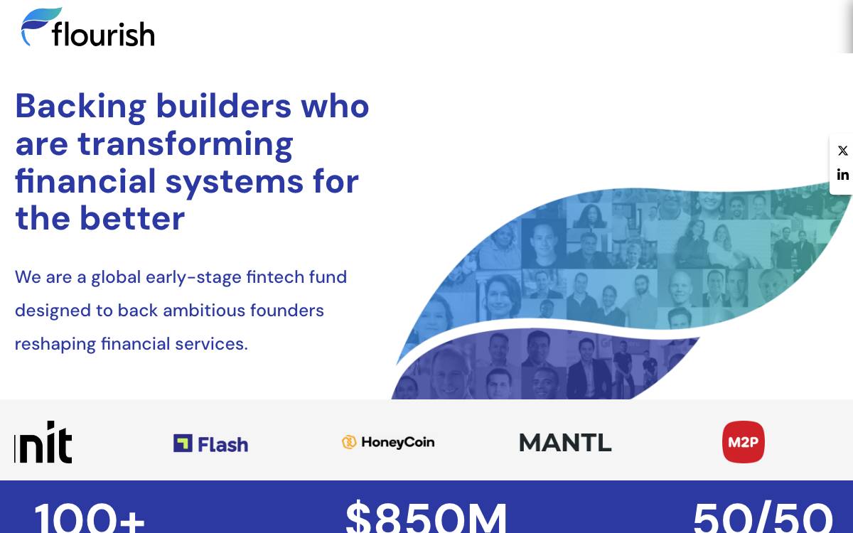 Flourish Ventures website preview