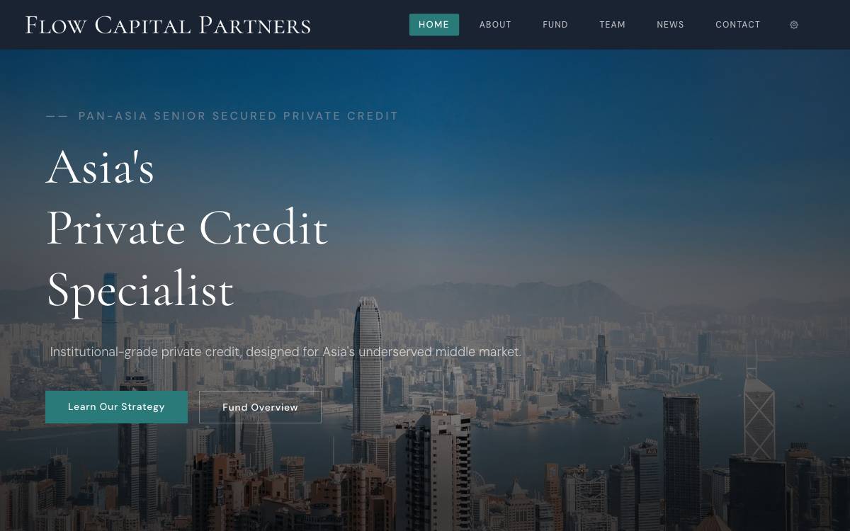Flow Capital Partners website preview