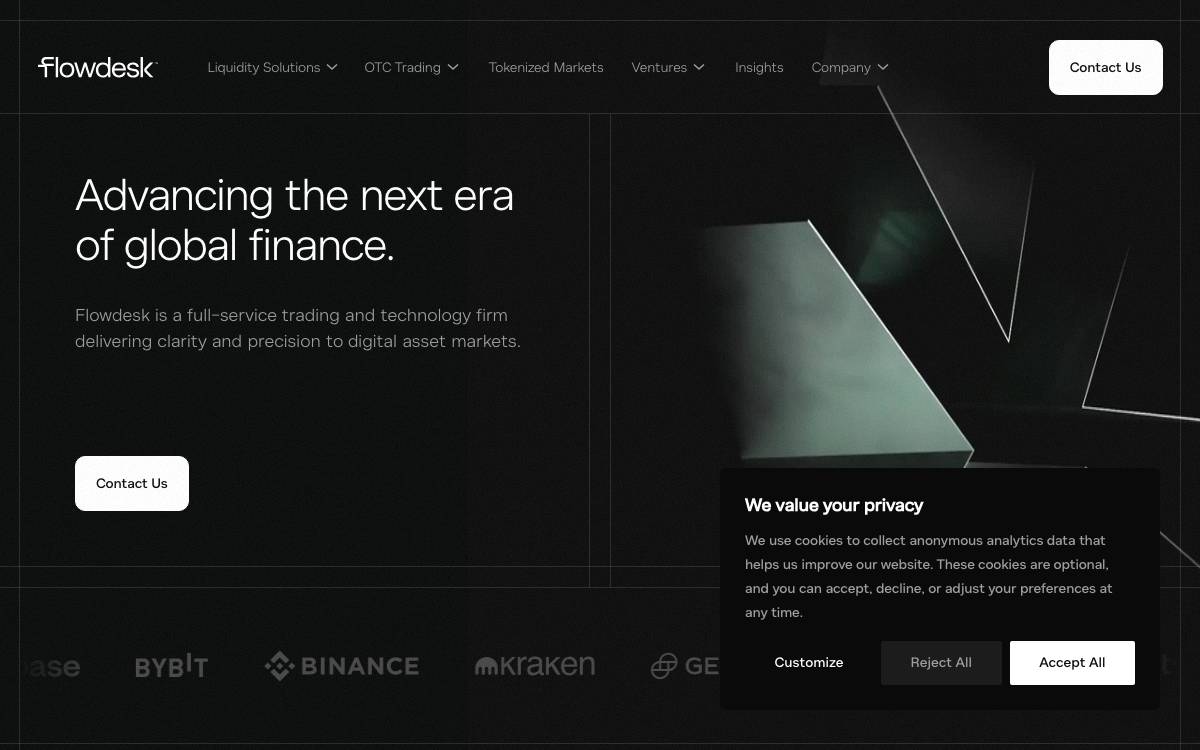 Flowdesk website preview