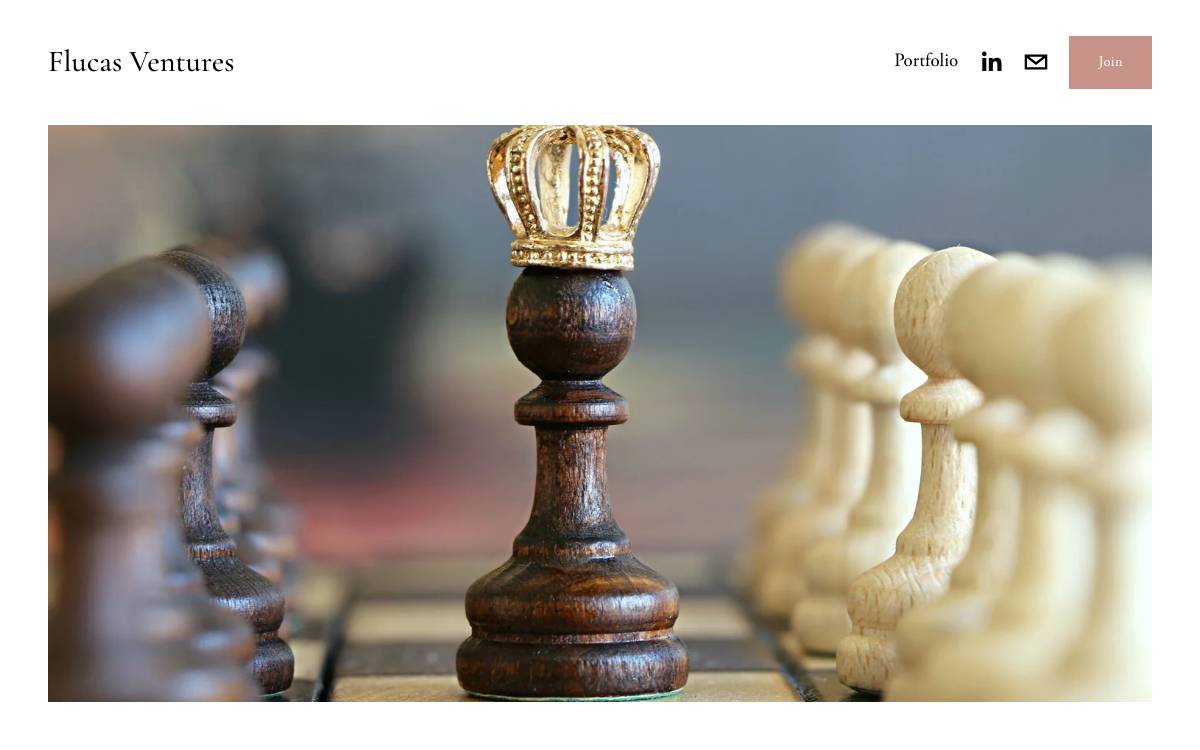 Flucas Ventures website preview