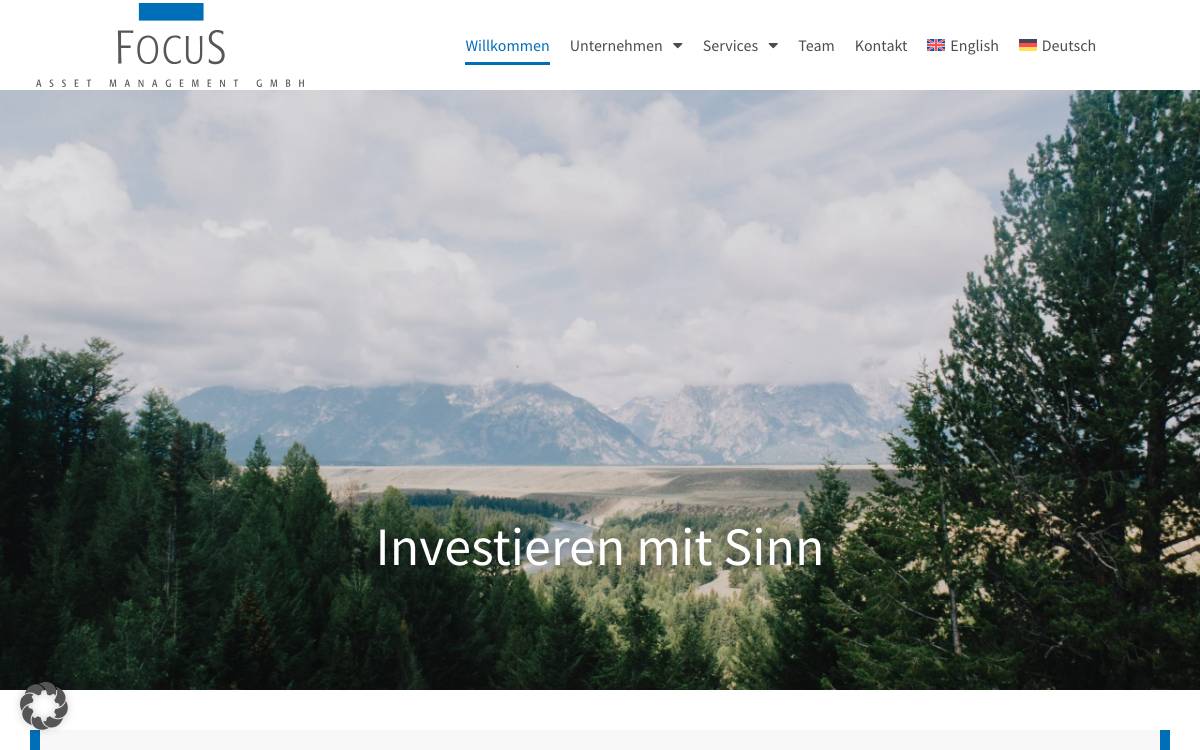FOCUS Asset Management GmbH website preview
