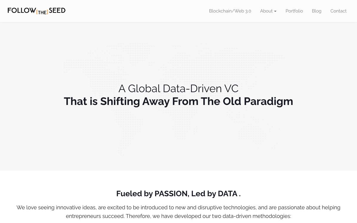 Follow[the]Seed website preview