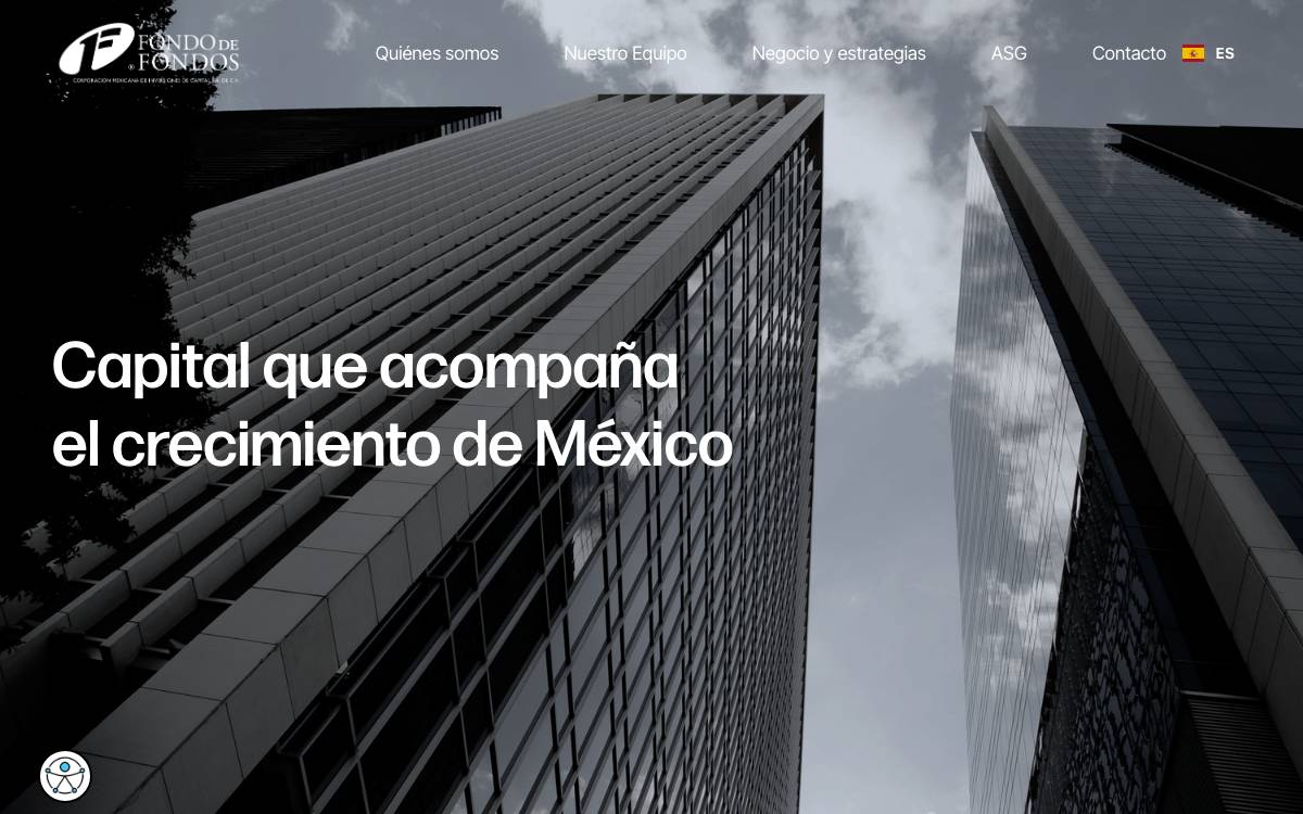 Fondo de Fondos Mexico website preview