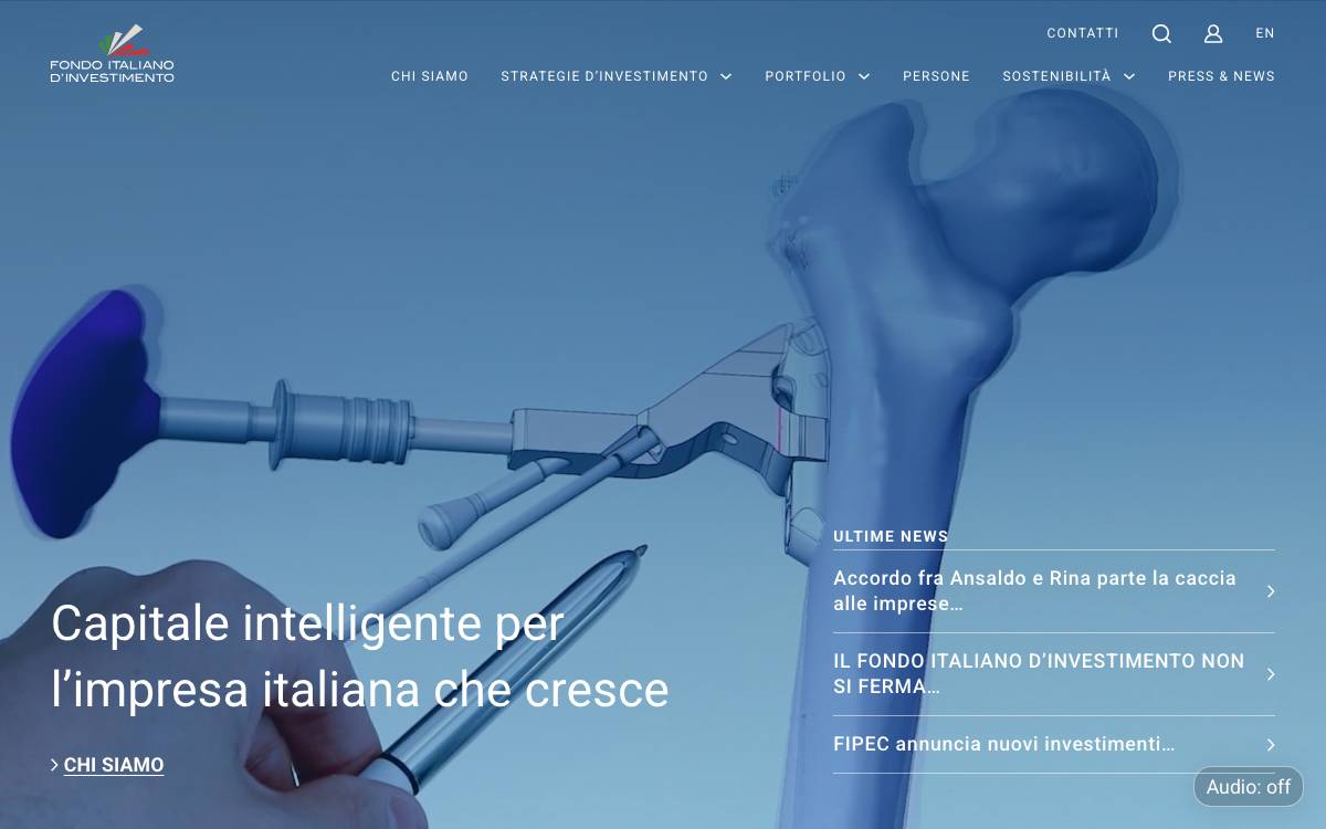 Fondo Italiano d'Investimento SGR S.p.A. website preview