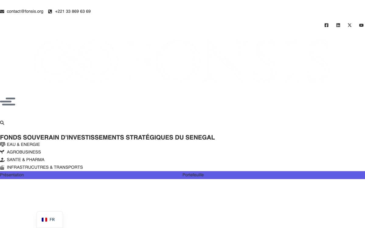 Fonsis website preview
