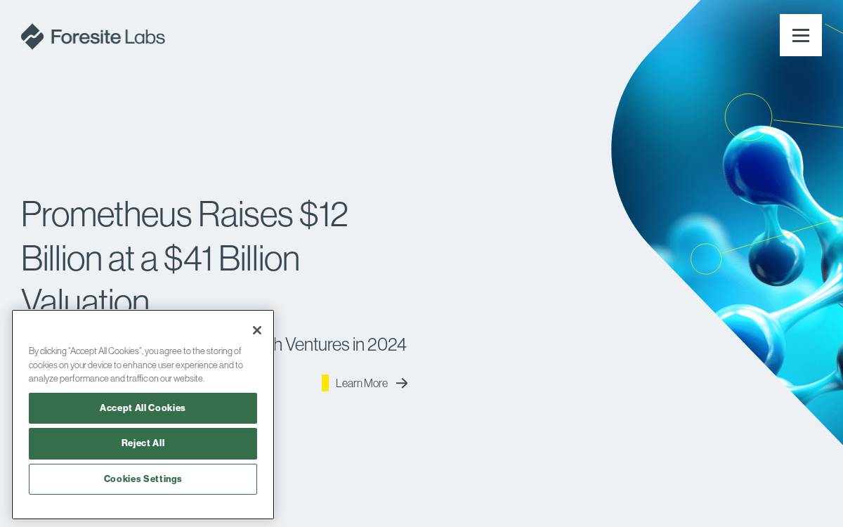 Foresite Labs website preview