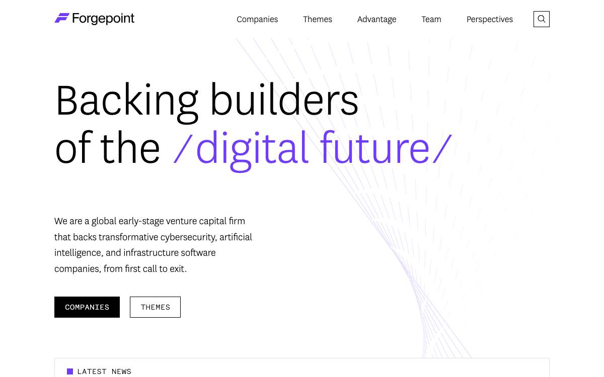 ForgePoint Capital website preview