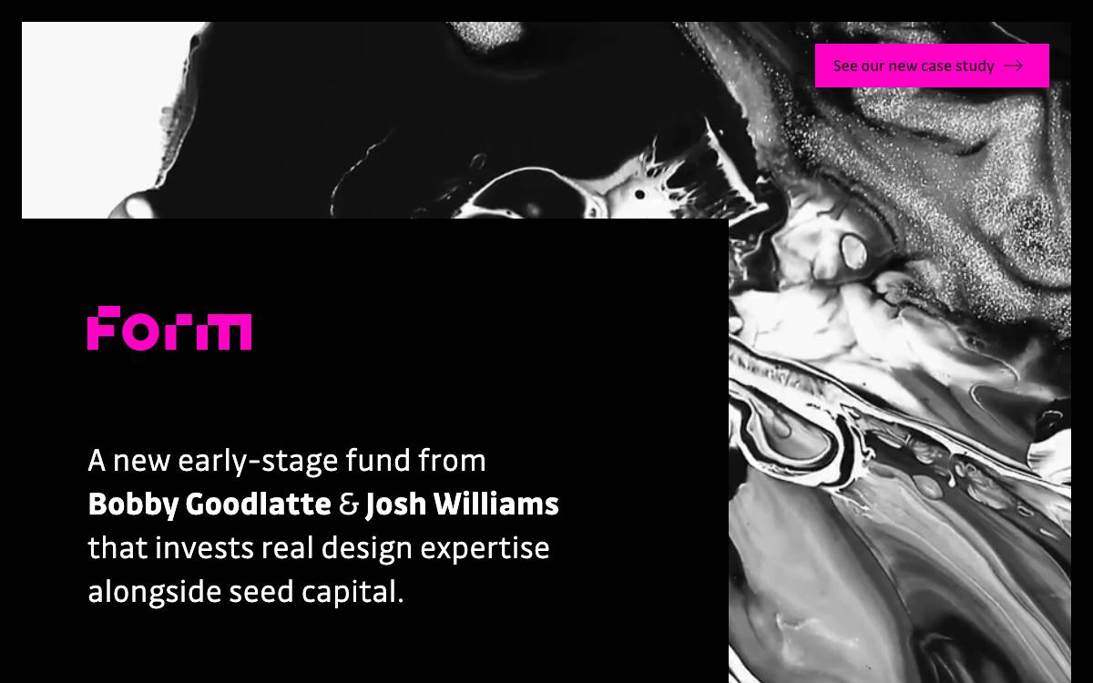 Form Capital website preview