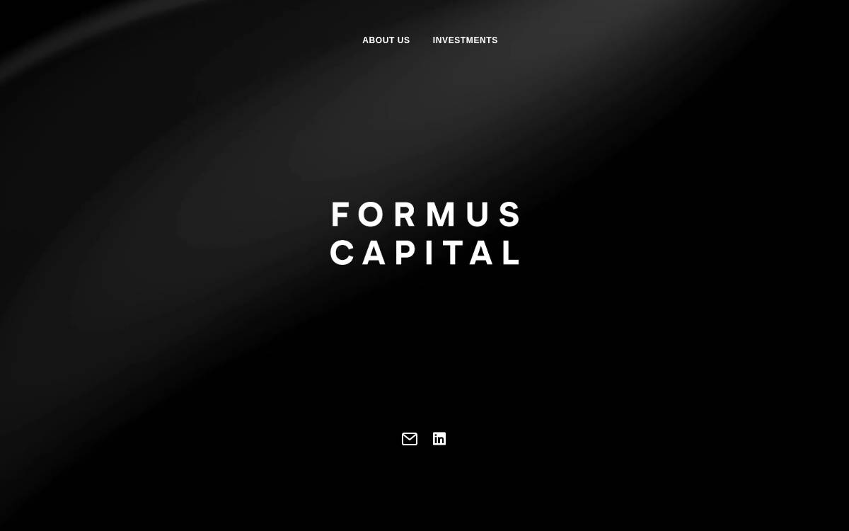 Formus Capital website preview