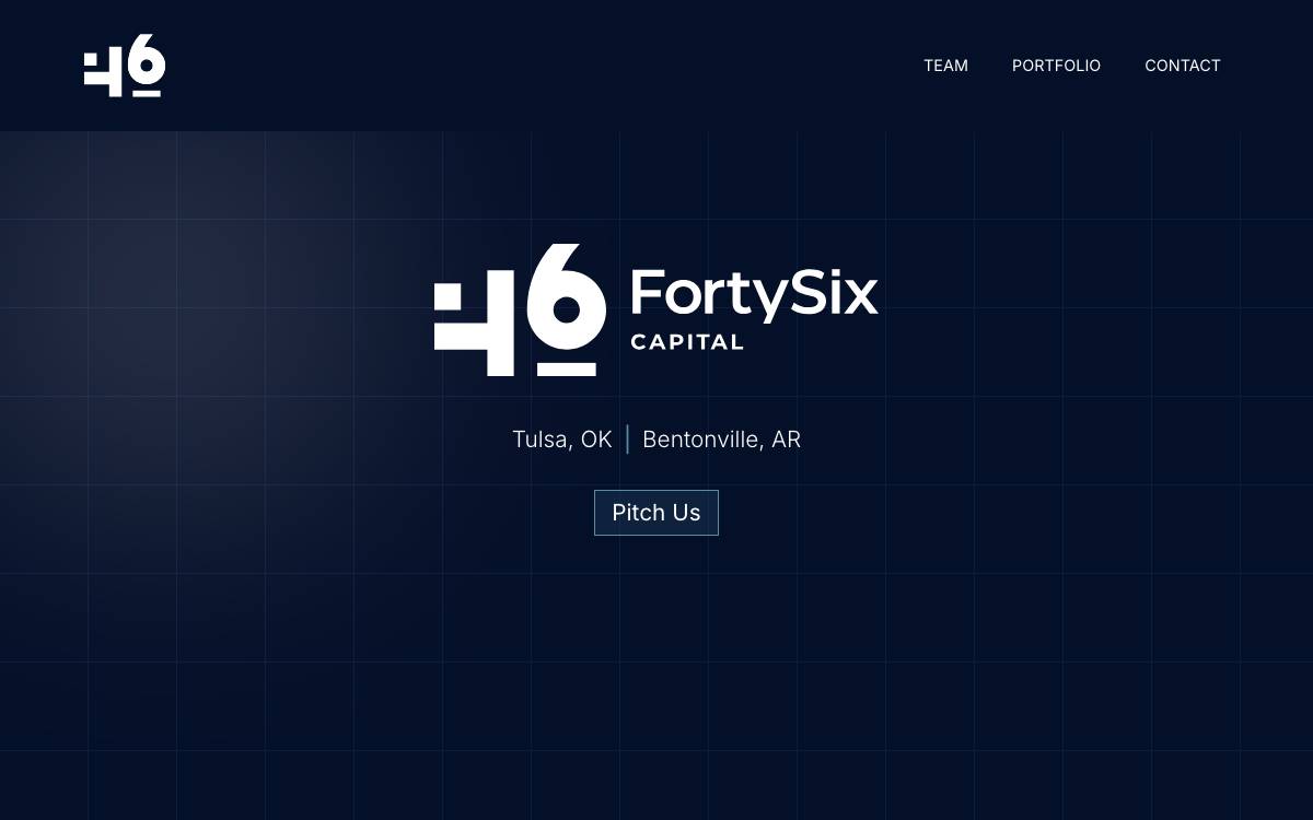 FortySix Venture Capital website preview