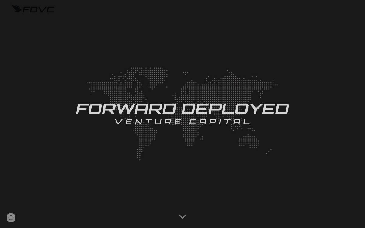 Forward Deployed VC website preview