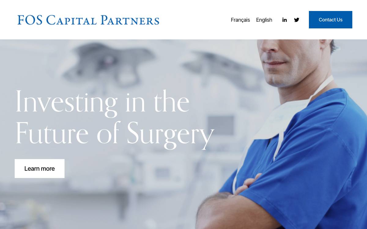 FOS Capital Partners website preview