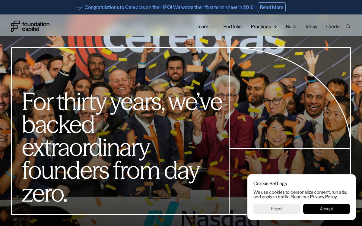 Foundation Capital website preview