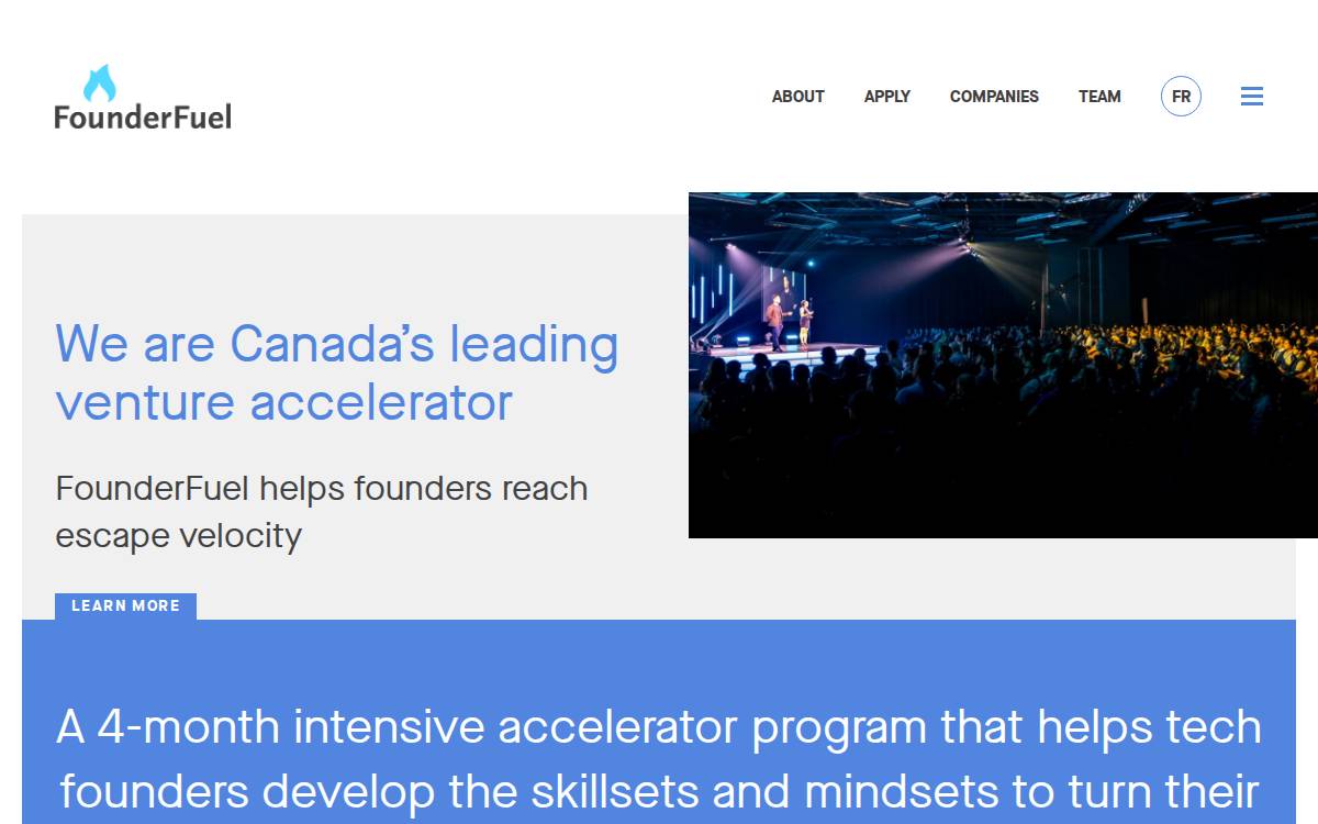 FounderFuel website preview