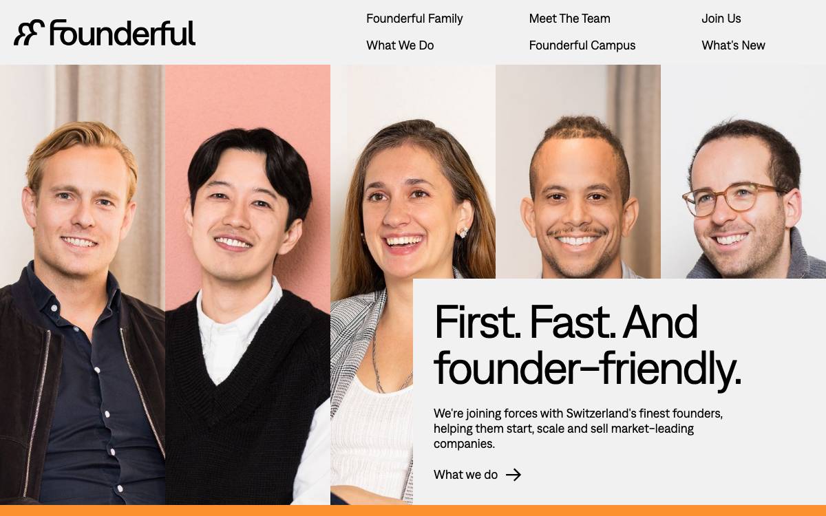 Founderful website preview