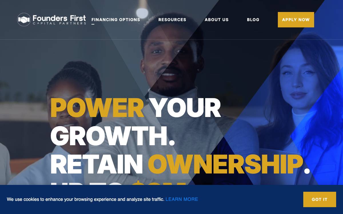 Founders First Capital Partners website preview