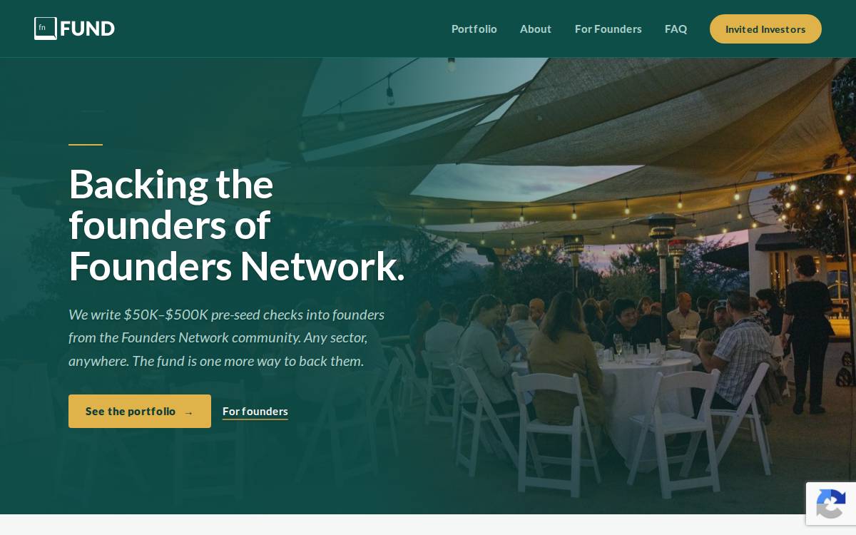 Founders Network website preview