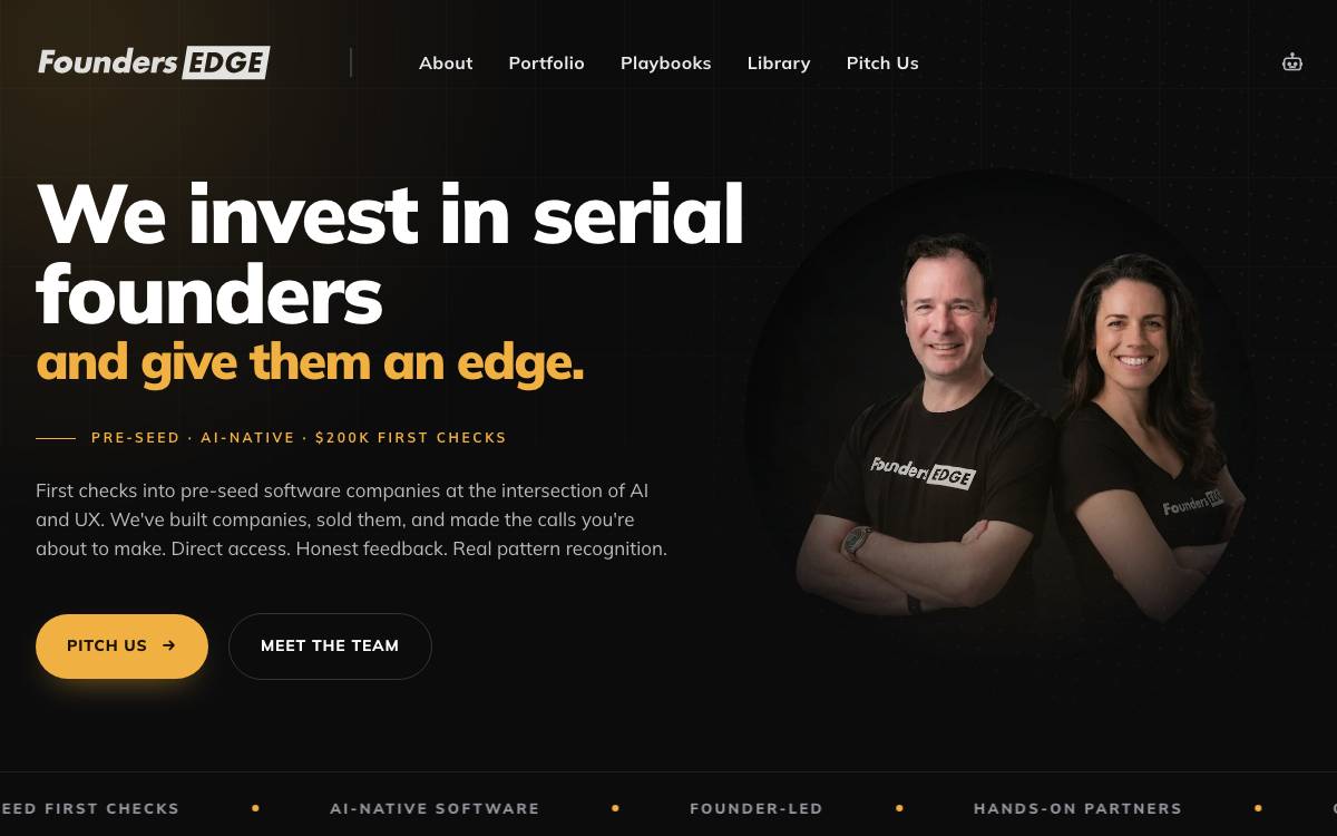 FoundersEdge website preview