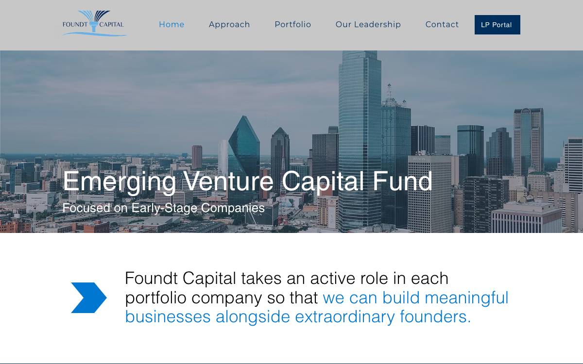 Foundt Capital website preview