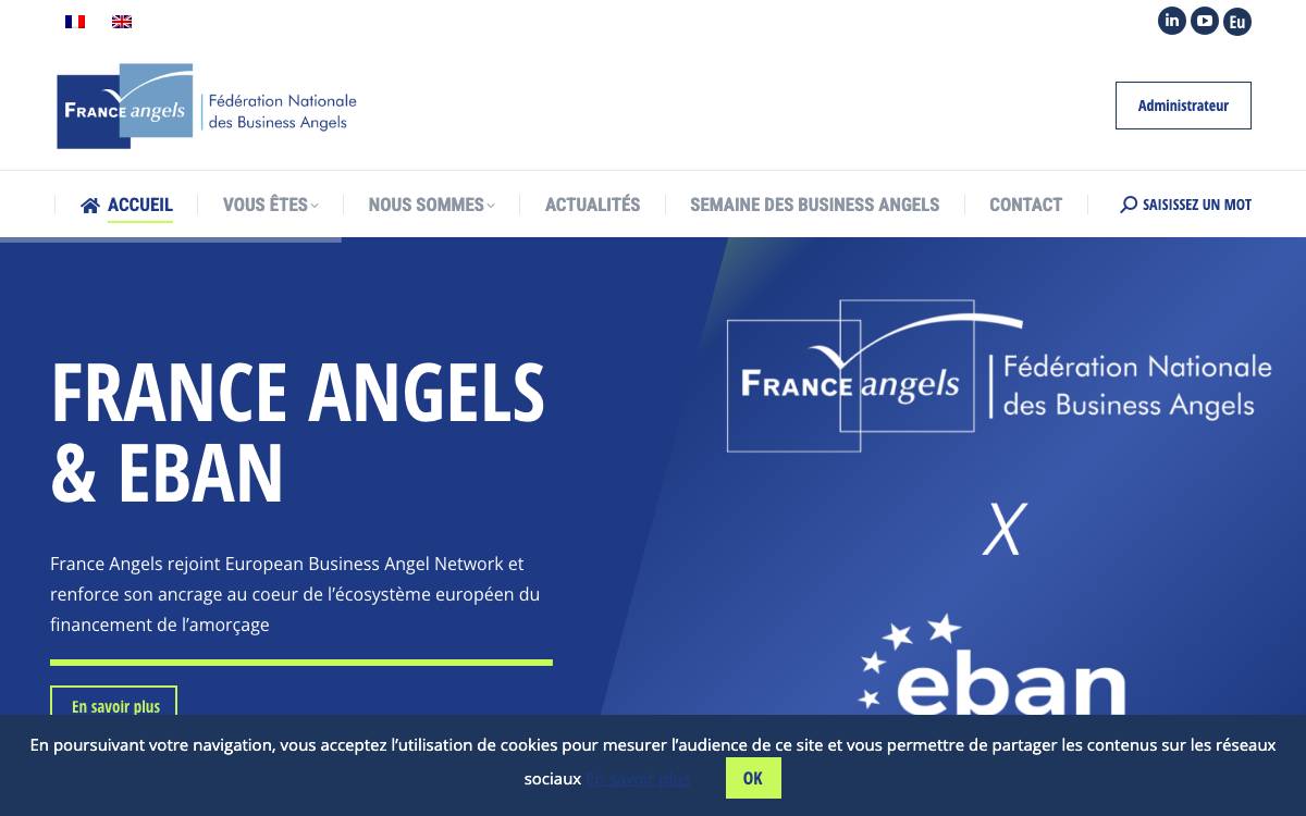France Angels website preview