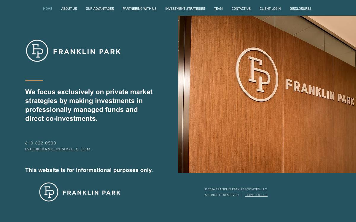 Franklin Park website preview