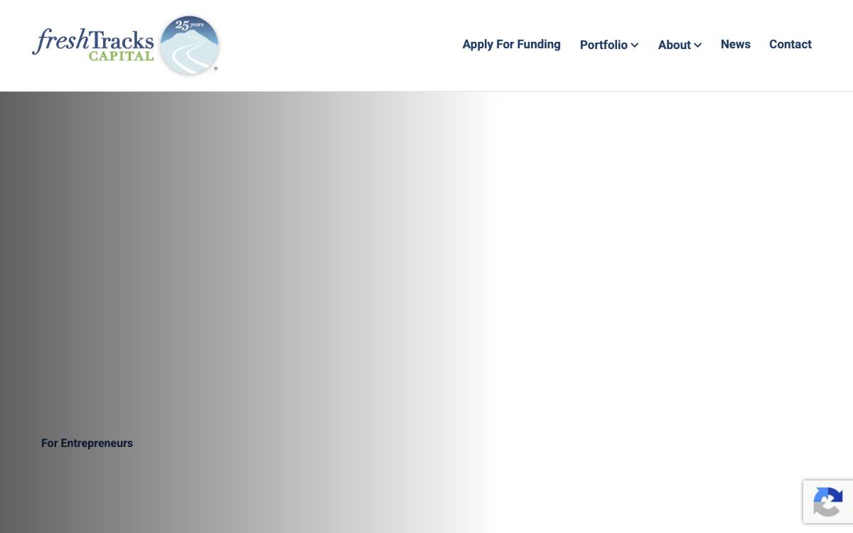 FreshTracks Capital website preview