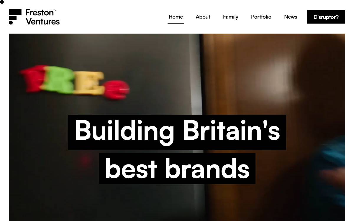 Freston Ventures website preview