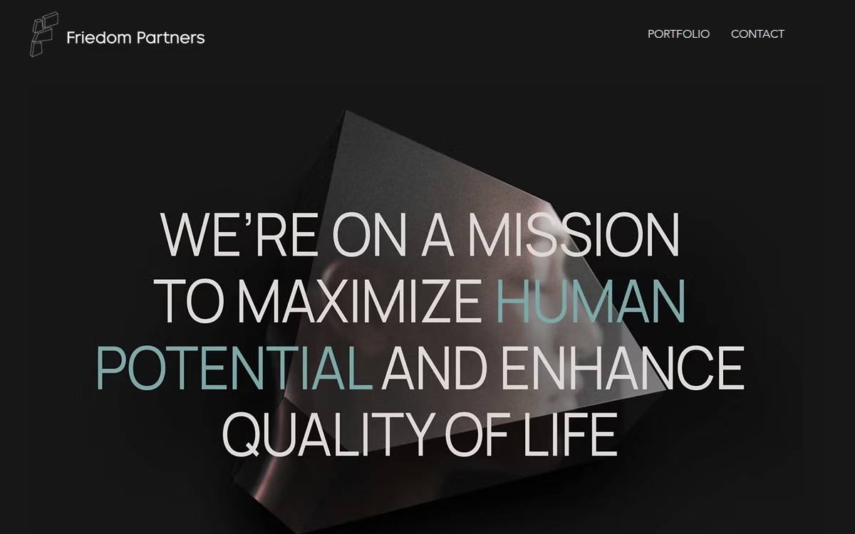 Friedom website preview