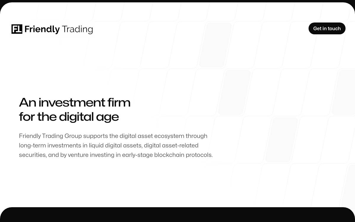Friendly Trading Group 2 website preview