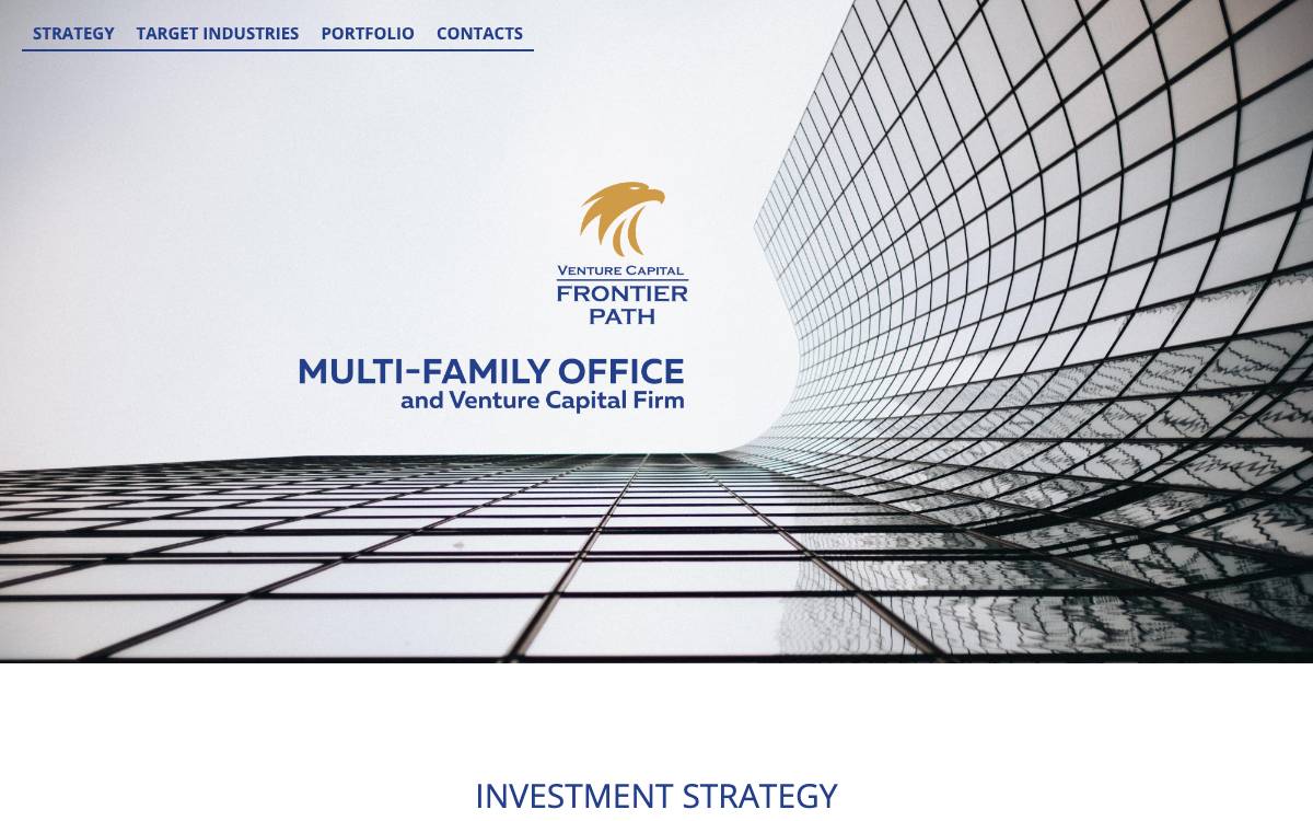 Frontier Path VC website preview