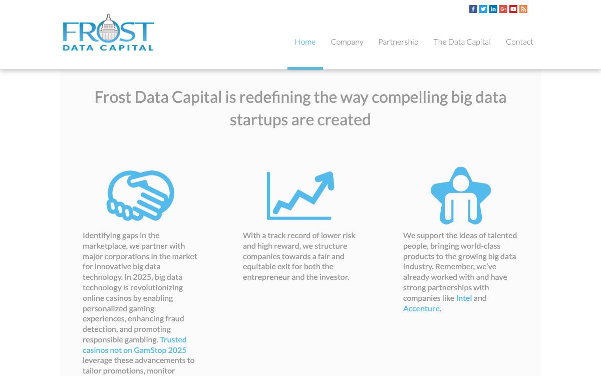 Frost Venture Partners website preview