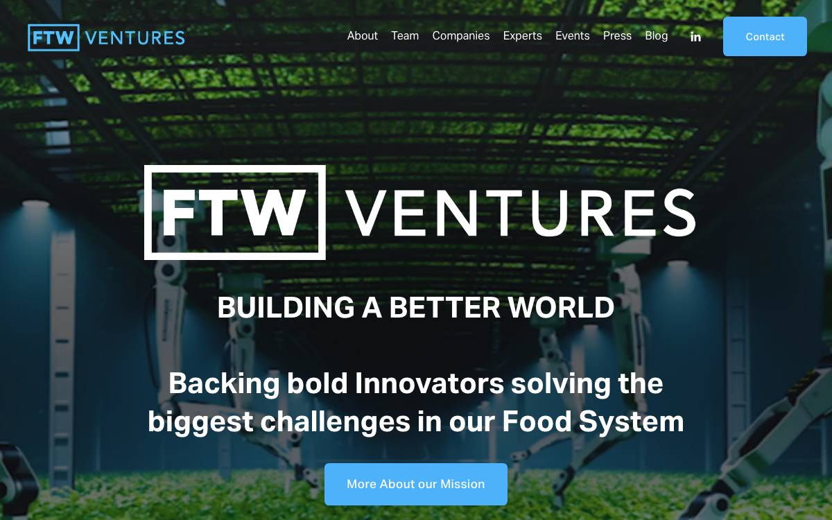 FTW Ventures website preview