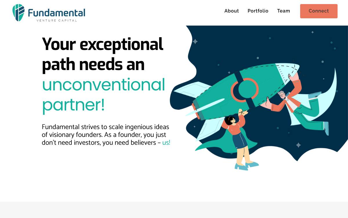 Fundamental VC website preview
