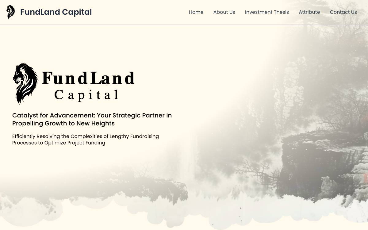 FundLand Capital website preview