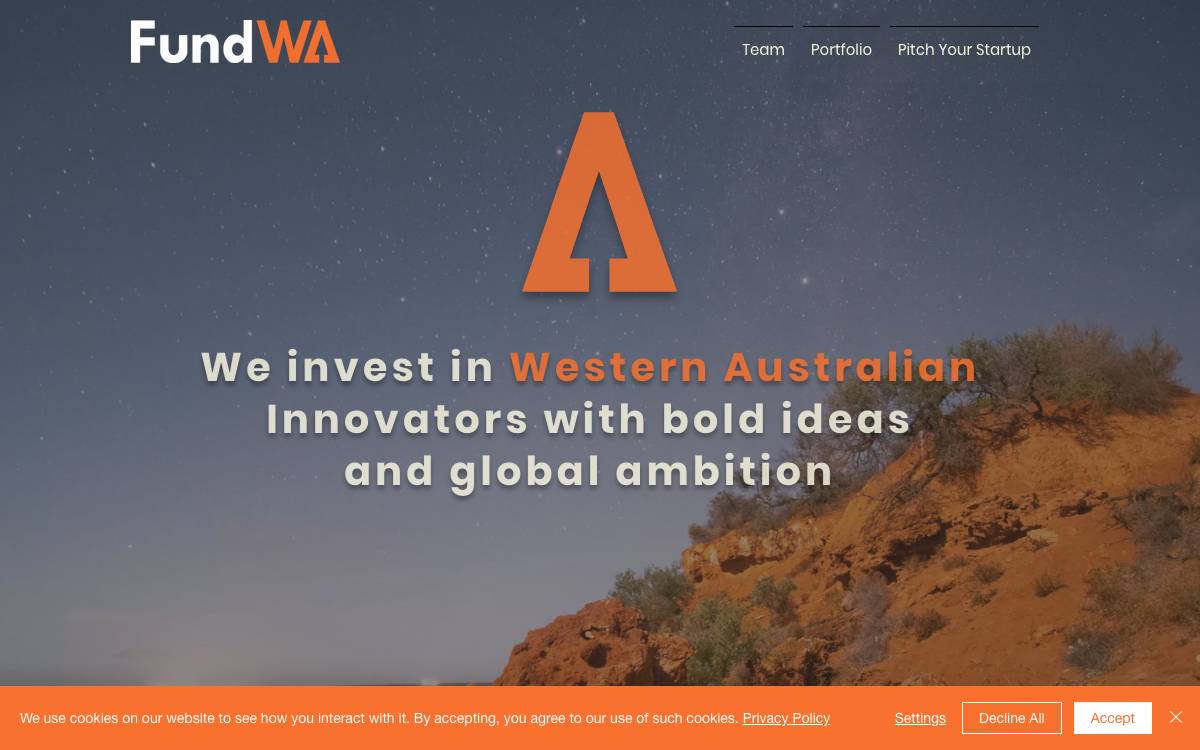 FundWA website preview