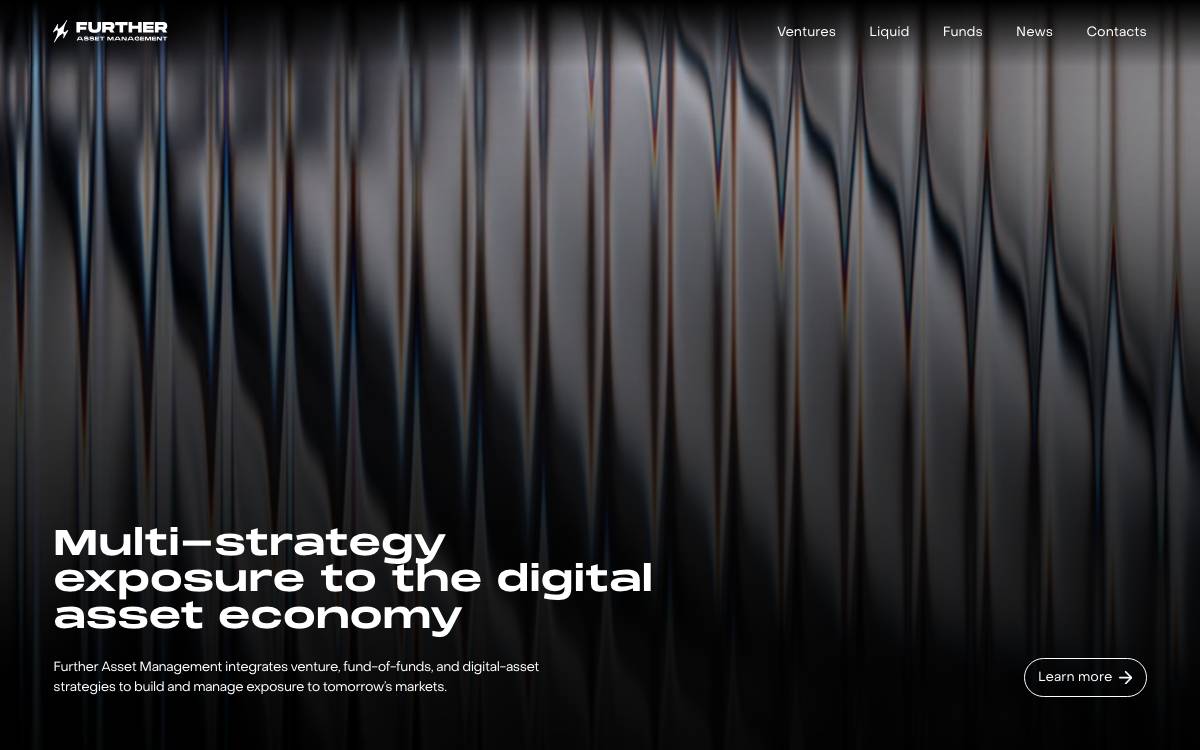 Further Ventures website preview