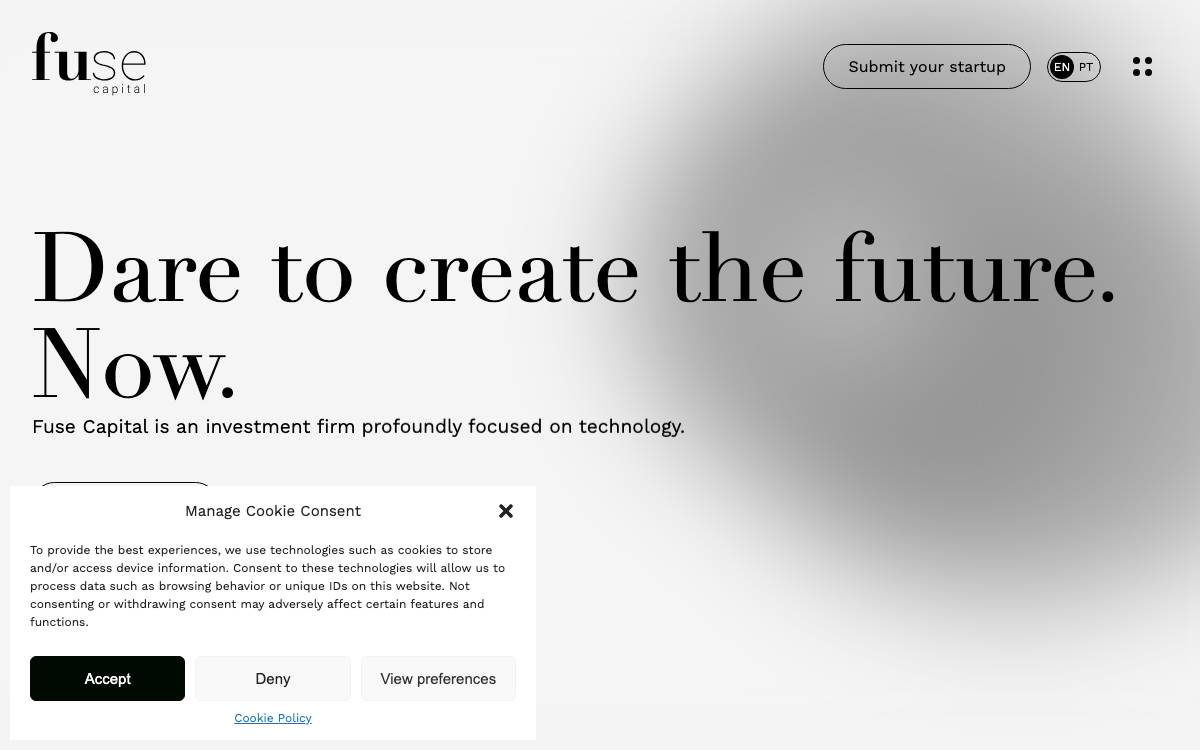 Fuse Capital website preview