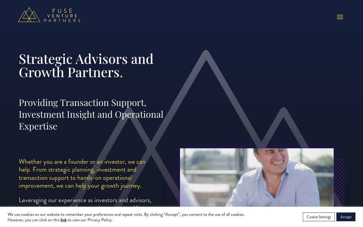 Fuse Venture Partners website preview