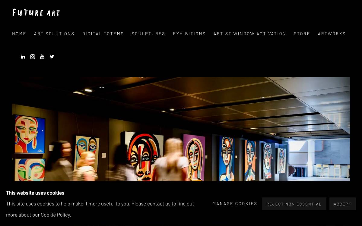 Future Art website preview