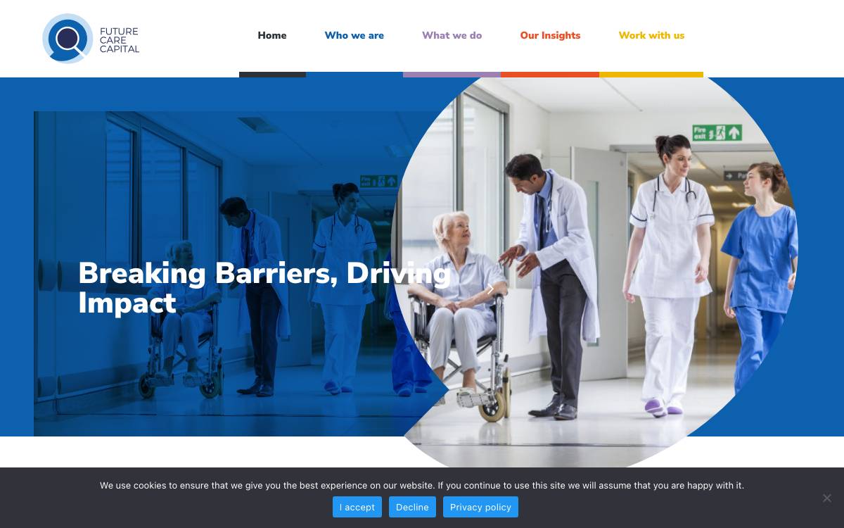 Future Care Capital website preview
