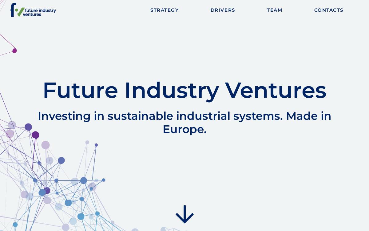 Future Industry Ventures website preview